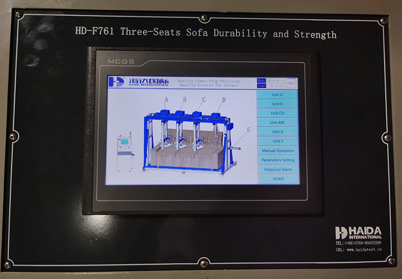 Three-Seat Sofa Durability Tester