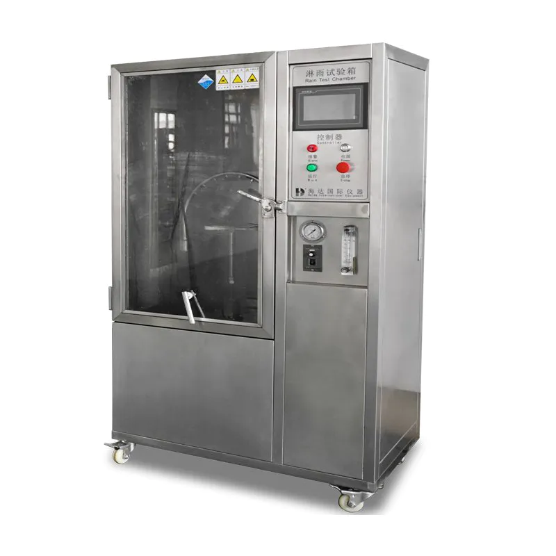 water spray test chamber operation