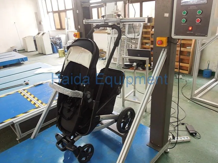 Baby handlebar rotation testing machine