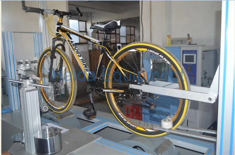 Dynamic road bike testing machine