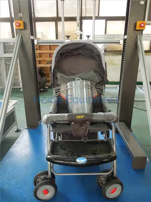 Hand strollers lift down durable testing equipment
